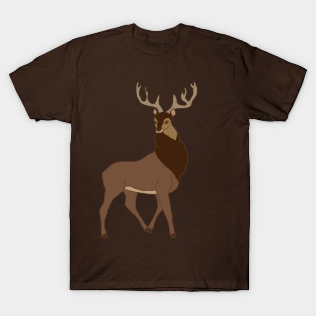 Deer T-Shirt by littlemoondance